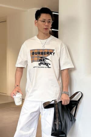 [버버리] EKD 체크 티셔츠 (2 COLORS)