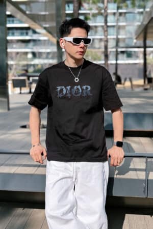 [디올] 자수 반팔 티셔츠 (2 COLORS)