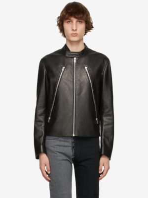 [메종 마르지엘라] 레더 스포츠 재킷 S50AM0347