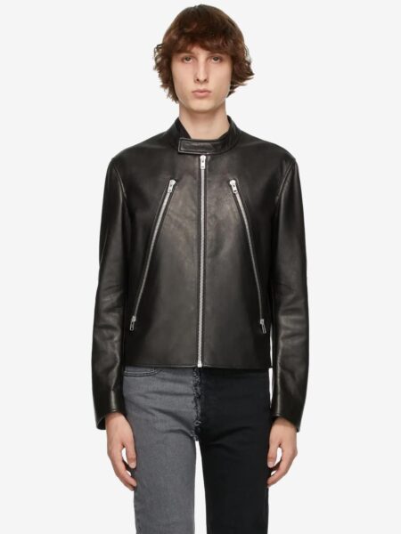 [메종 마르지엘라] 레더 스포츠 재킷 S50AM0347