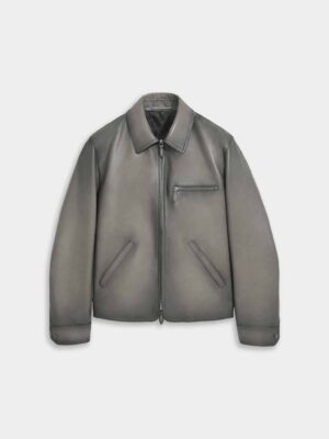 [벨루티] 레더 파티나 언 주르 블루종 R00LBL146