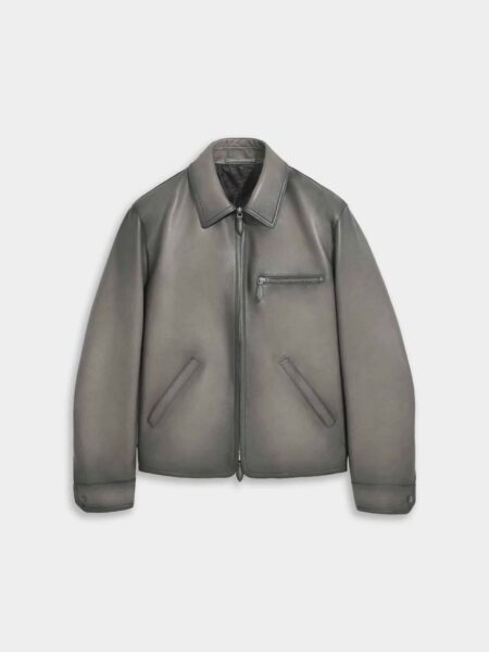 [벨루티] 레더 파티나 언 주르 블루종 R00LBL146