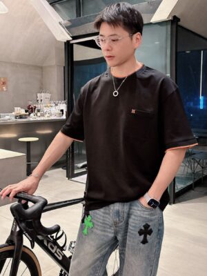 [에르메스] H 로고 라운드넥 티셔츠 (2 COLORS)