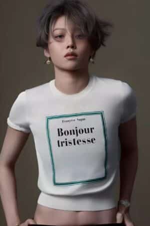 [디올] 북 커버 반팔 스웨터