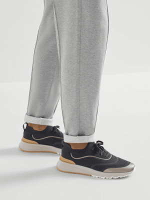 [브루넬로 쿠치넬리] 코튼 니트 로우탑 스니커즈 (5 COLORS)