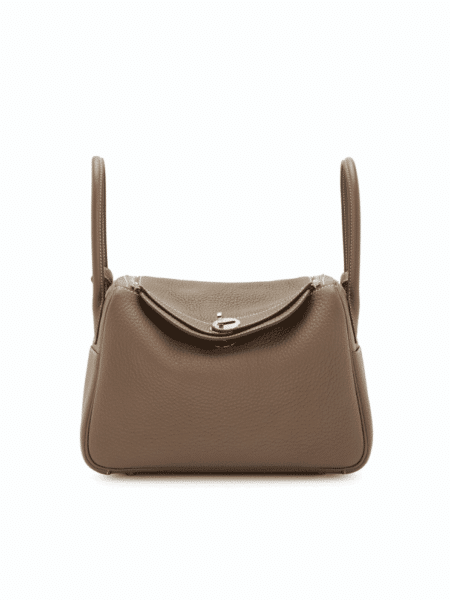 [에르메스] 린디 26cm Clemence/ Etoupe - Silver