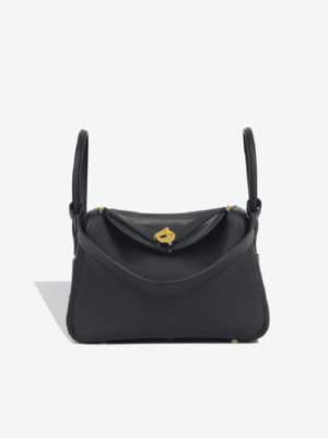 [에르메스] 린디 26cm Taurillon Clemence/ Noir - Gold