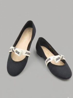 [디올] 자디올(J'ADIOR) 리본 발레리나 플랫슈즈
