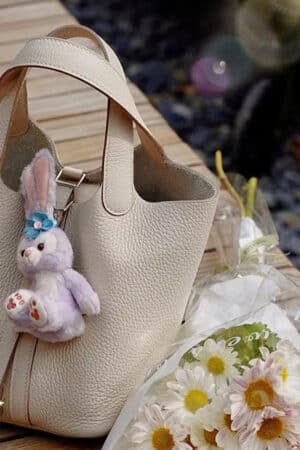 [에르메스] 피코탄 Picotin 18,22cm CK10 Craie 금장 은장 핸드백