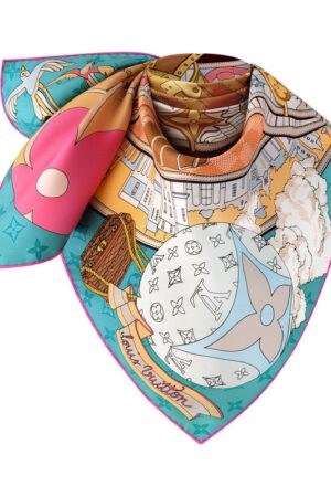 [루이비통] LV 저니 스퀘어 90 실크 스카프 (4 COLORS)