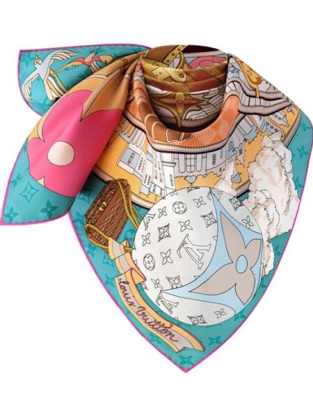 [루이비통] LV 저니 스퀘어 90 실크 스카프 (4 COLORS)