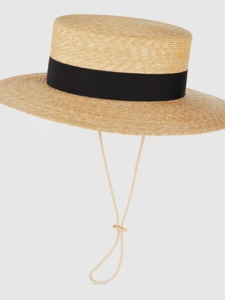 [구찌] 스트로우 보터 모자 6968694HAOE9760