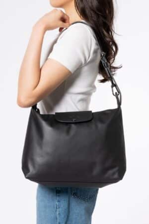 [롱샴] 르 플리아쥬 엑라 레더 미디엄 숄더백 (9 COLOR)