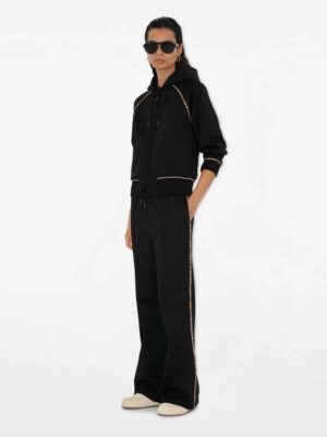 [버버리] 체크 트리밍 코튼 블렌드 트랙 팬츠 (2 COLORS)