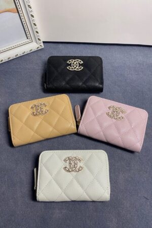 [샤넬] 클래식 지퍼 동전 카드지갑 AP2738 (4 Colors)