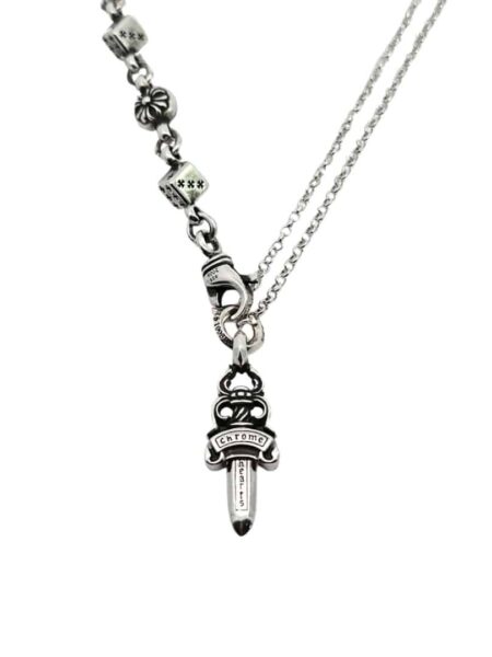 [크롬 하츠] 단검 스몰 크로스 - 체인 목걸이