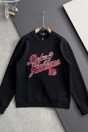 [돌체앤가바나] 자수 코튼 스웨트셔츠 (2 COLORS)