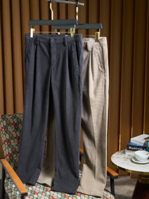 [브루넬로 쿠치넬리] 코듀로이 와이드 팬츠 (2 COLORS)