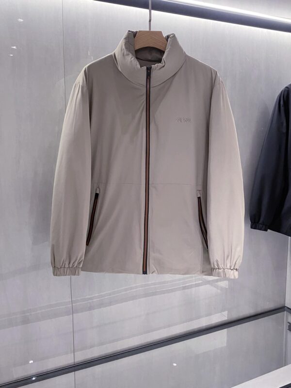 [제냐] 자수 로고 자켓 (2 COLORS)