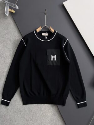 [에르메스] 로고 포켓 니트 스웨터 (2 COLORS)