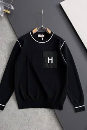 [에르메스] 로고 포켓 니트 스웨터 (2 COLORS)