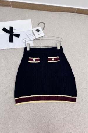 [샤넬] 캐시미어 숏 스커트 (2 COLORS)