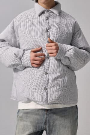 [크롬하츠] 크로스 단추 패딩 자켓