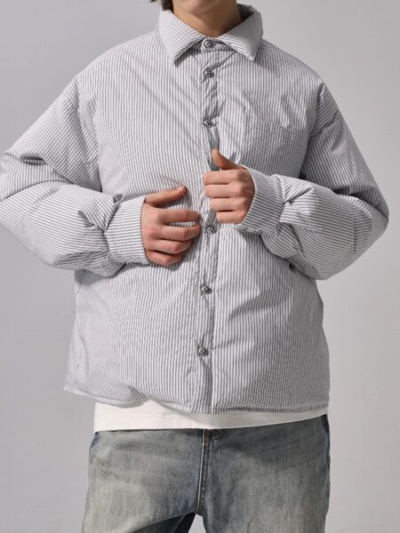 [크롬하츠] 크로스 단추 패딩 자켓