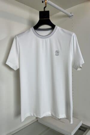 [브루넬로 쿠치넬리] 로고 코튼 크루넥 티셔츠 ( 2 COLORS)