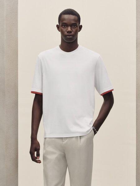 [에르메스] "Sellier" 디테일 티셔츠 (3 COLORS)