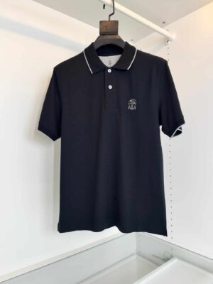 [브루넬로 쿠치넬리] 로고 코튼 피케 폴로 셔츠 (5 COLORS)