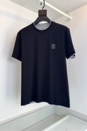 [브루넬로 쿠치넬리] 코튼 크루넥 티셔츠 (3 COLORS)