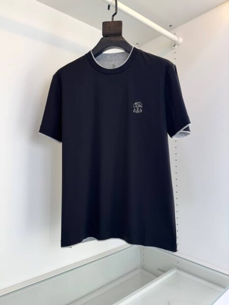 [브루넬로 쿠치넬리] 코튼 크루넥 티셔츠 (3 COLORS)