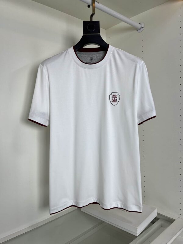 [브루넬로 쿠치넬리] 로고 저지 티셔츠 ( 2 COLORS)