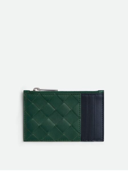 [보테가베네타] 인트레치아토 지퍼 카드 케이스 755985 (12 COLORS)