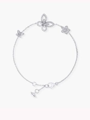 [그라프] 버터플라이 실루엣 다이아몬드 미니 브레이슬릿 RGB466