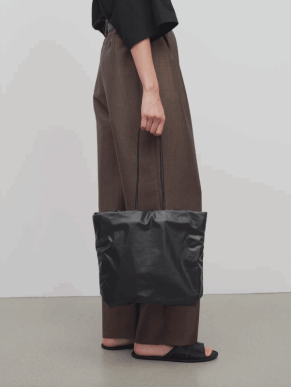 [더 로우] 핌 가죽 백 / 블랙