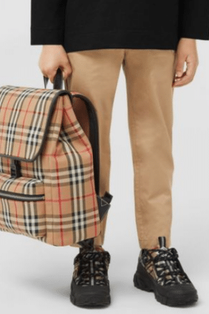 [버버리] 빈티지 체크 백팩 80541201