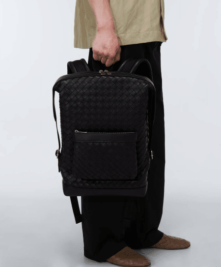 [보테가베네타] 인트레치아토 레더 백팩 653118