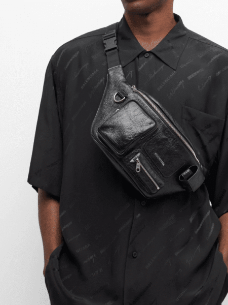 [발렌시아가] 수퍼바지 풀그레인 가죽 벨트백 1647597278630601