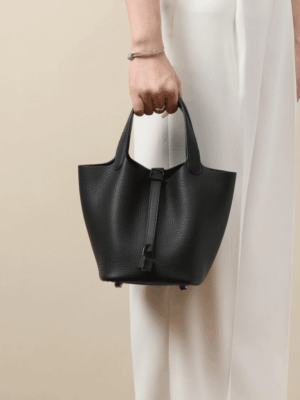 [에르메스] 피코탄 Lock 18cm Clemence/ Noir