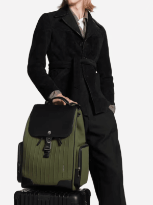 [리모와] 네버 스틸 캔버스 플랩 백팩 라지 카키 52500006