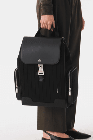 [리모와] 네버 스틸 캔버스 플랩 백팩 라지 블랙 52500006