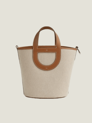 [에르메스] 인더루프 23cm Canvas Swift/ Ercu /Beige /Gold