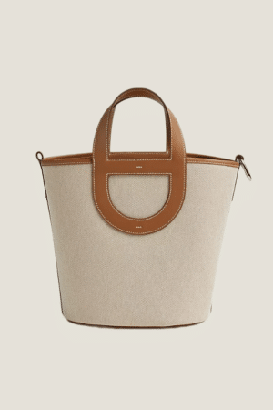 [에르메스] 인더루프 23cm Canvas Swift/ Ercu /Beige /Gold