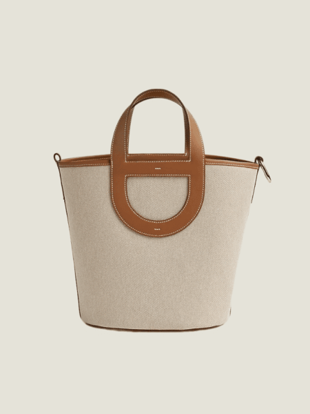 [에르메스] 인더루프 23cm Canvas Swift/ Ercu /Beige /Gold