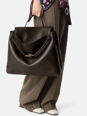 [보테가베네타] 차오차오 토트백 라지 브라운 826195