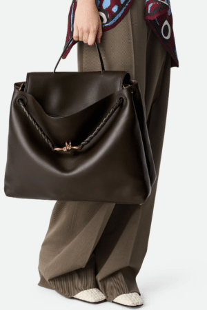 [보테가베네타] 차오차오 토트백 라지 브라운 826195