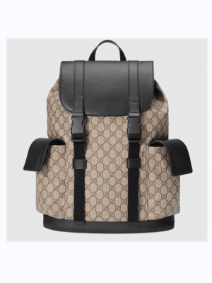 [구찌] GG 수프림 캔버스 투포켓 백팩 450958