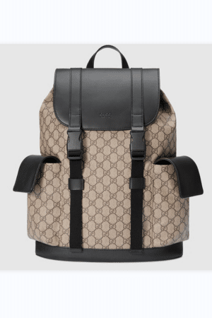 [구찌] GG 수프림 캔버스 투포켓 백팩 450958